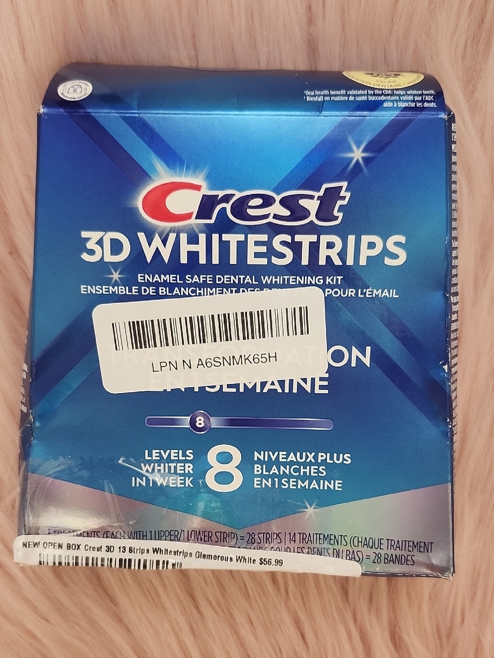 Brand New CREST 3D WHITESTRIPS DENTAL WHITENING KIT *NOTE*